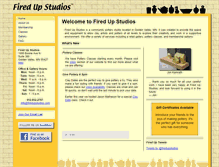 Tablet Screenshot of firedupstudios.com